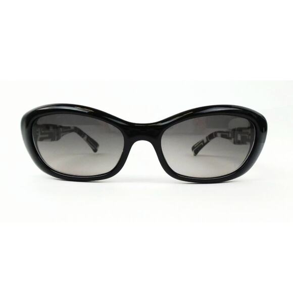 Emilio Pucci Black White Geometric Sunglasses - Picture 2 of 6